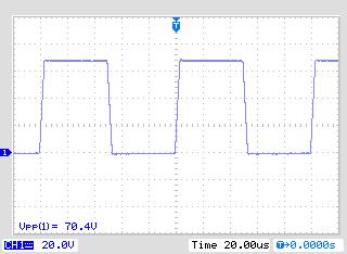 Ultrasonic Transducer Amplifier Waveform Example