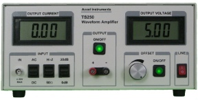 TS250 Waveform Amplifier is used as a supersonic transducer driver.